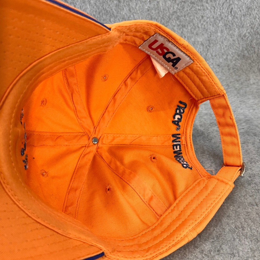 2015 U.S. Open Chambers Bay Mens Orange USGA Hat Member Golf Cap OSFM - Picture 7 of 9